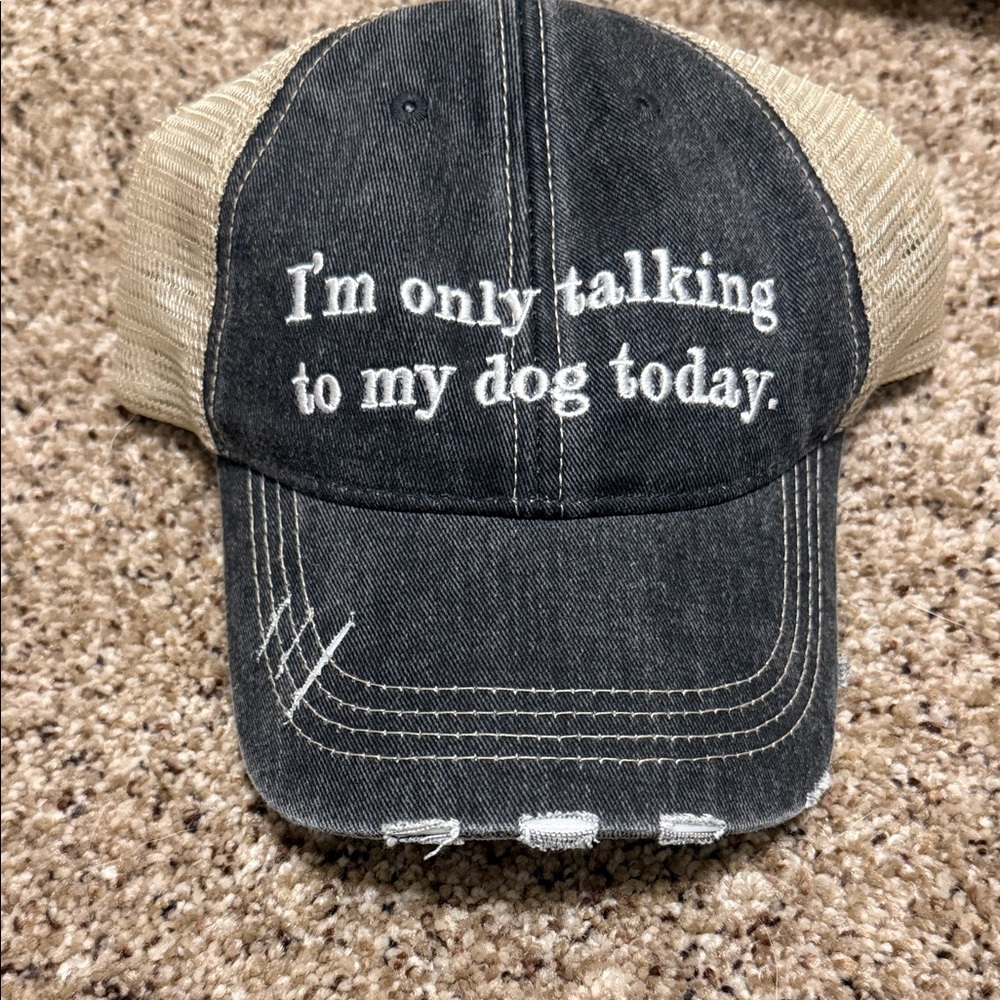 Katydid Black and Tan Dog Lover Cap